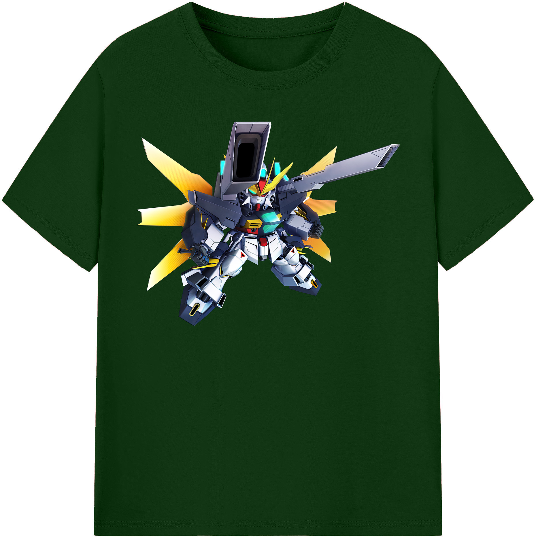 （画像用） 機動戦士ガンダム Mobile Suit Gundam 綿100％半袖Tシャツ（フロントプリント）